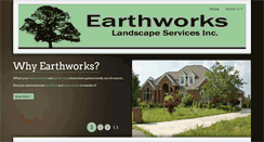 Desktop Screenshot of earthworkslandscapeservices.com